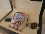 Rolex replica daytona new white gold blue dial orologio replica copia imitazione 4us191 - immagine 4