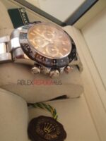 Rolex replica daytona 116500LN ceramichon 2016 black dial orologio replica copia imitazione 4us194 - immagine 11