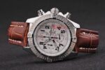 Breitling replica chrono acciaio orologio replica copia imitazione 4us132 - immagine 5