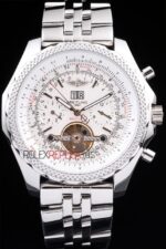 Breitling replica chrono acciaio orologio replica copia imitazione 4us133 - immagine 3