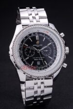 Breitling replica chrono acciaio navitimer black orologio replica copia imitazione 4us136
