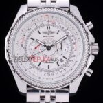 Breitling replica chrono acciaio navitimer white dial orologio replica copia imitazione 4us137