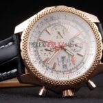 Breitling replica chrono  navitimer black dial rose gold orologio replica copia imitazione 4us139