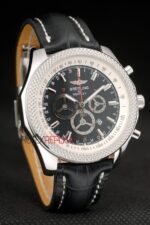 Breitling replica chrono acciaio navitimer black dial orologio replica copia imitazione 4us140