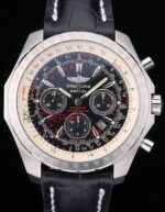 Breitling replica chrono acciaio navitimer black dial orologio replica copia imitazione 4us141