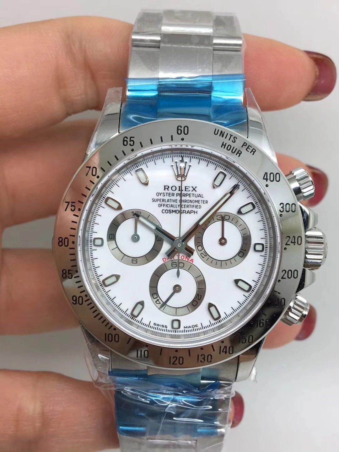 virtuemart_product_REPLICA-ROLEX-DAYTONA-116520-ACCIAIO-CLASSIC11 Rolex replica daytona 116520 classico acciaio white dial orologio replica copia imitazione 4us195 - immagine 1
