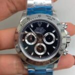 Rolex replica daytona 116520 classico acciaio black dial orologio replica copia imitazione 4us196