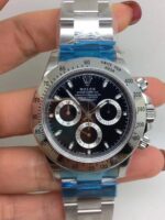 Rolex replica daytona 116520 classico acciaio black dial orologio replica copia imitazione 4us196