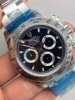 Rolex replica daytona 116520 classico acciaio black dial orologio replica copia imitazione 4us196 - immagine 3