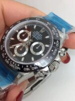 Rolex replica daytona 116500LN ceramichon 2016 black dial orologio replica copia imitazione 4us194 - immagine 4