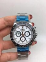 Rolex replica daytona 116500LN ceramichon 2016 white dial orologio replica copia imitazione 4us193 - immagine 4