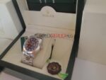 Rolex replica datejust acciaio blu oyster brillantini orologio replica copia imitazione 4us194 - immagine 5