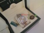 Rolex replica datejust acciaio argentèè oyster roman orologio replica copia imitazione 4us193 - immagine 5