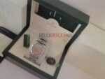Rolex replica datejust acciaio argentèè oyster brillantini orologio replica copia imitazione 4us192 - immagine 4