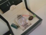 Rolex replica datejust acciaio argentèè oyster brillantini orologio replica copia imitazione 4us192
