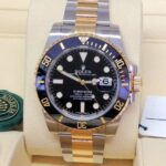 Rolex replica submariner acciaio oro black dial orologio replica copia imitazione 4us279
