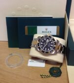 Rolex replica submariner acciaio oro black dial orologio replica copia imitazione 4us279 - immagine 5
