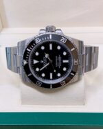 Rolex replica submariner 114060 no data black ceramic - immagine 4
