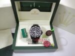 Rolex replica GMT master II nero ceramichon ref. 116710LN pro-hunter pvd orologio replica copia imitazione 4us275 - immagine 3