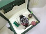 Rolex replica GMT master II nero ceramichon ref. 116710LN pro-hunter pvd orologio replica copia imitazione 4us275 - immagine 9