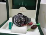 Rolex replica GMT master II nero ceramichon ref. 116710LN pro-hunter pvd orologio replica copia imitazione 4us275 - immagine 6