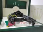 Rolex replica GMT master II nero ceramichon ref. 116710LN pro-hunter pvd orologio replica copia imitazione 4us275 - immagine 13