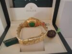 Rolex replica pearlmaster oro giallo yellow blue orologio replica copia imitazione 4us270 - immagine 8