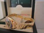 Rolex replica pearlmaster oro giallo yellow blue orologio replica copia imitazione 4us270 - immagine 9