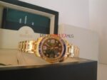 Rolex replica pearlmaster oro giallo yellow blue orologio replica copia imitazione 4us270 - immagine 3