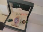Rolex replica pearlmaster oro giallo red blue orologio replica copia imitazione 4us268 - immagine 5