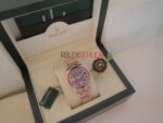 Rolex replica pearlmaster oro giallo red blue orologio replica copia imitazione 4us268 - immagine 3