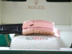 Rolex replica daytona vip pelle chocolate ceramichon bezel rose gold orologio replica copia imitazione 4us465 - immagine 13