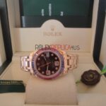 Rolex replica pearlmaster oro giallo red blue orologio replica copia imitazione 4us268