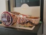 Rolex replica pearlmaster oro giallo red blue orologio replica copia imitazione 4us268 - immagine 13