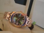 Rolex replica pearlmaster oro giallo yellow blue orologio replica copia imitazione 4us267 - immagine 3