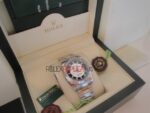 Rolex replica datejust acciaio oyster bicolor black orologio replica copia imitazione 4us244 - immagine 4