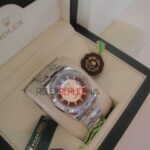 Rolex replica datejust acciaio oyster bicolor black orologio replica copia imitazione 4us244