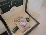 Rolex replica datejust acciaio white brillantini jubilèè orologio replica copia imitazione 4us248 - immagine 10