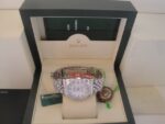 Rolex replica datejust acciaio white brillantini jubilèè orologio replica copia imitazione 4us248 - immagine 6