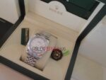 Rolex replica datejust acciaio white dial barrette jubilèè orologio replica copia imitazione 4us249 - immagine 6