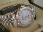 Rolex replica datejust acciaio white dial barrette jubilèè orologio replica copia imitazione 4us249 - immagine 3