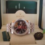 Rolex replica datejust acciaio black roman jubilèè orologio replica copia imitazione 4us231