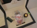 Rolex replica datejust acciaio oro argentèè barrette orologio replica copia imitazione 4us252 - immagine 5