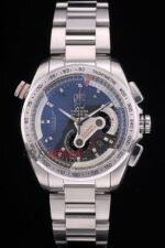 Tag-Heuer replica gran carrera chrono calibre 36 acciaio imitazione replica orologio 4us286