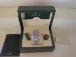 Rolex replica datejust acciaio oyster blue roman orologio replica copia imitazione 4us236 - immagine 11