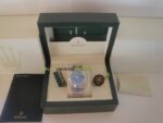 Rolex replica datejust acciaio oyster blu roman orologio replica copia imitazione 4us282 - immagine 11