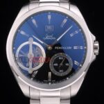 Tag-Heuer replica gran carrera pendulum acciaio blue dial imitazione replica orologio 4us288