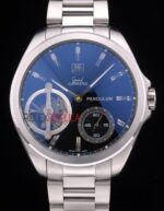 Tag-Heuer replica gran carrera pendulum acciaio blue dial imitazione replica orologio 4us288