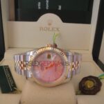 Rolex replica datejust acciaio oro argentèè brillantini orologio replica copia imitazione 4us253