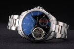 Tag-Heuer replica gran carrera pendulum acciaio blue dial imitazione replica orologio 4us288 - immagine 5